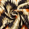 Viskose Jersey Marie Chevron terra schwarz beige von Swafing 1,50m Breite