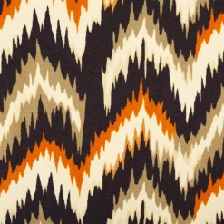 Viskose Jersey Marie Chevron terra schwarz beige von Swafing 1,50m Breite