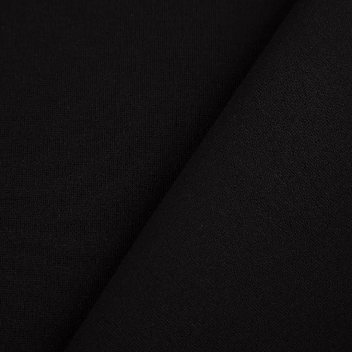 Viskose Romanit Jersey Punta Royal einfarbig schwarz 1,5m Breite