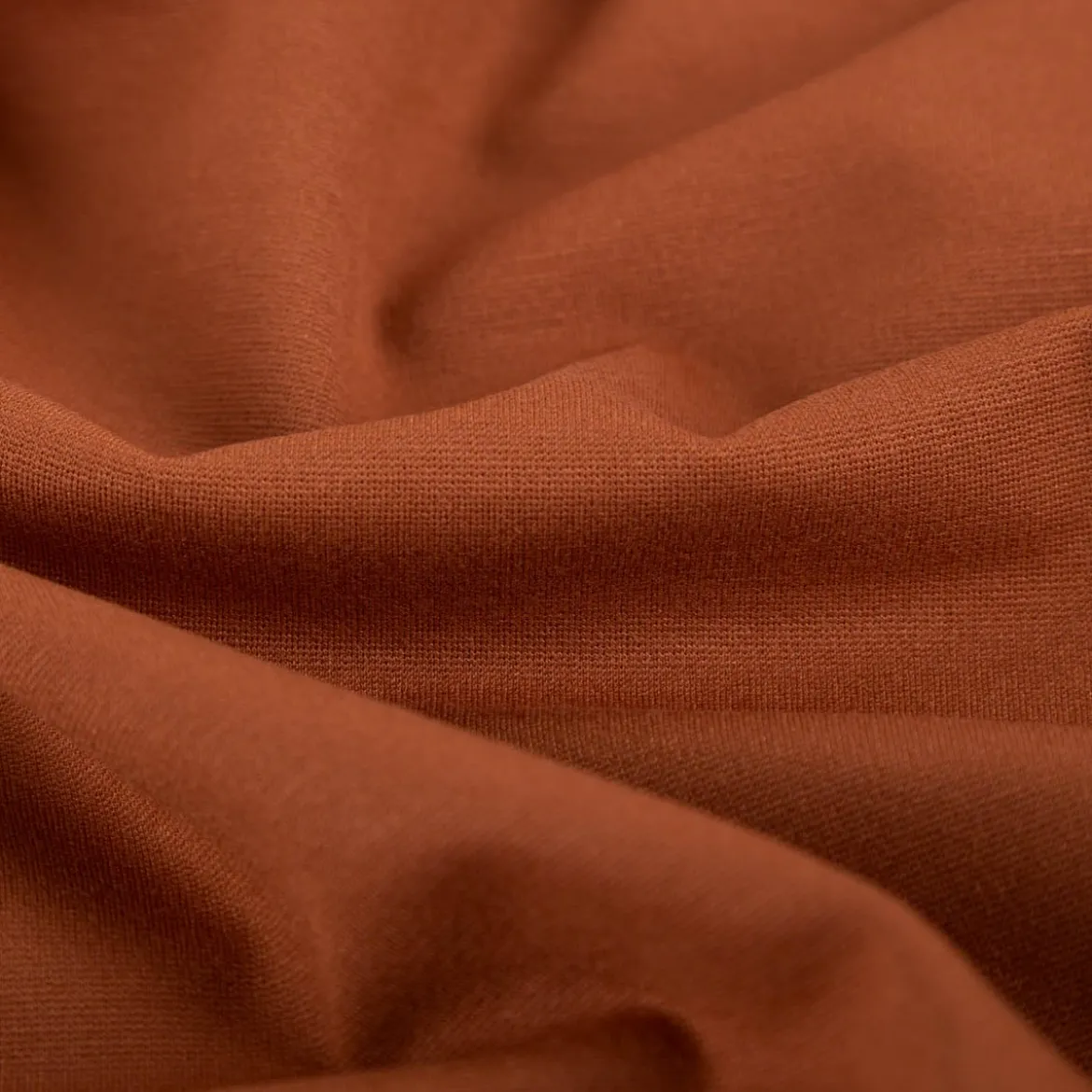 Viskose Romanit Jersey Punta Royal einfarbig cognac braun 1,5m Breite