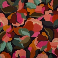 Viskose Stoff für Bekleidung Abigael floral abstrakt bunt 1,45m Breite