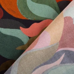 Viskose Stoff für Bekleidung Abigael floral abstrakt bunt 1,45m Breite