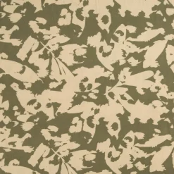 Viskose Stoff für Bekleidung abstrakt khaki-grün 140cm Stoffbreite