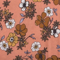 Viskose Stoff für Bekleidung Imae Blümchen rot 1,45m Breite