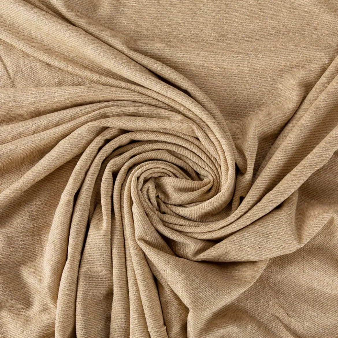 Viskose Stoff Lurex Jeresey gold 1,60m Breite