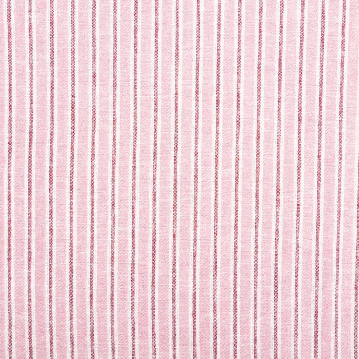 Viskose Stoff mit 30% Leinenanteil Streifen rosa 137cm Breite