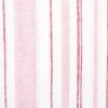 Viskosestoff mit 30% Leinen Streifen rosa wollweiß braun 1,37m Breite