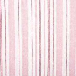 Viskosestoff mit 30% Leinen Streifen rosa wollweiß braun 1,37m Breite