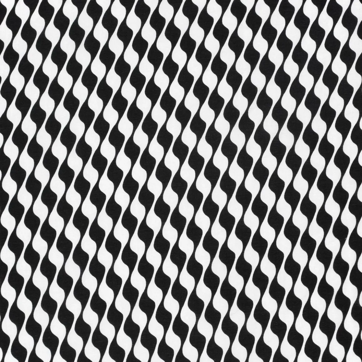 Viskose Stoff Nylon Twill Retro abstrakt weiß schwarz 145cm Breite