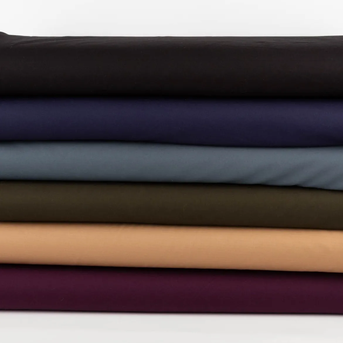 Viskose Stoff Piqué Doppelgewebe Uni Camel 150 cm breit