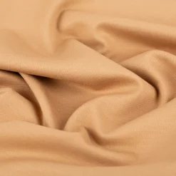 Viskose Stoff Piqué Doppelgewebe Uni Camel 150 cm breit