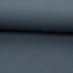 Viskose Stoff Piqué Doppelgewebe uni Stahlblau 150 cm breit
