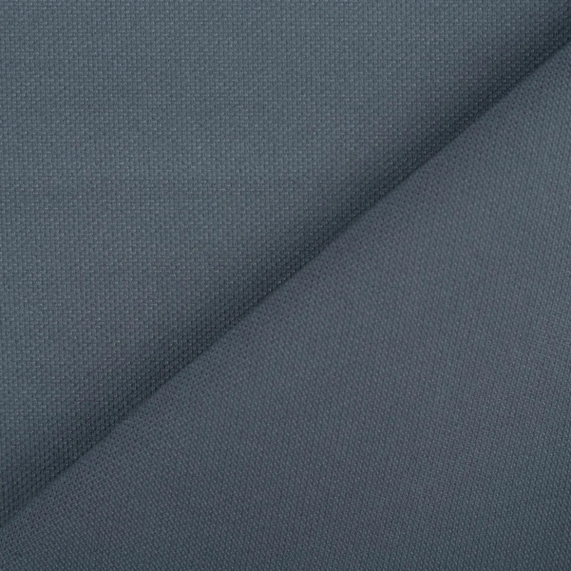 Viskose Stoff Piqué Doppelgewebe uni Stahlblau 150 cm breit