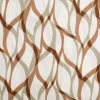 Viskose Stoff Popeline abstrakt Beige Braun 145cm Breite