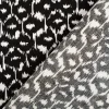 Viskose Stoff Radiance Abstract schwarz weiß 1,40m Breite