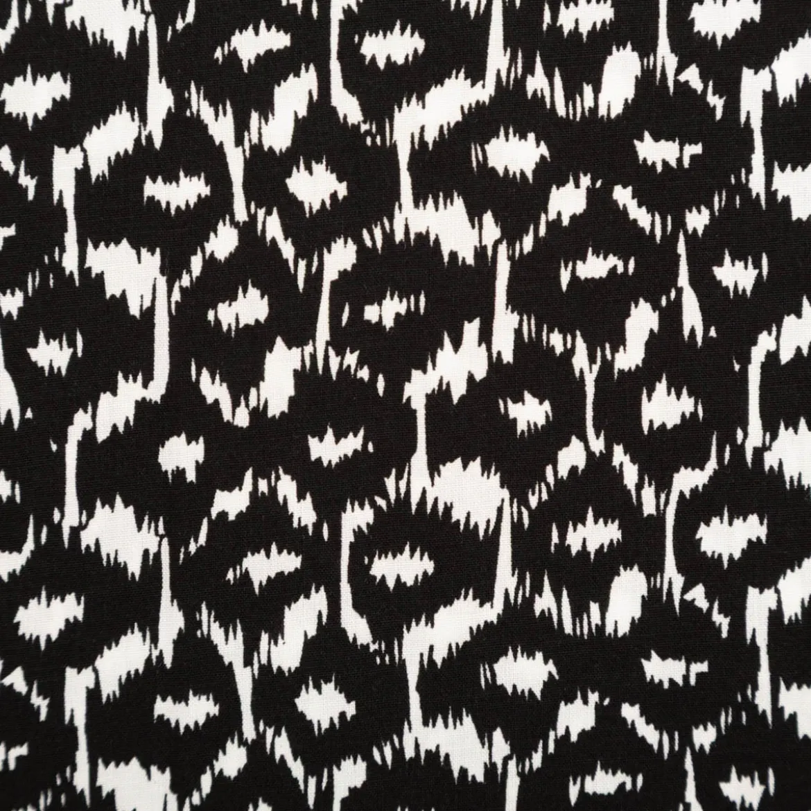 Viskose Stoff Radiance Abstract schwarz weiß 1,40m Breite