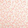 Viskose Stoff Radiance Blümchen Digitaldruck ecru rosa grün 1,40m Breite
