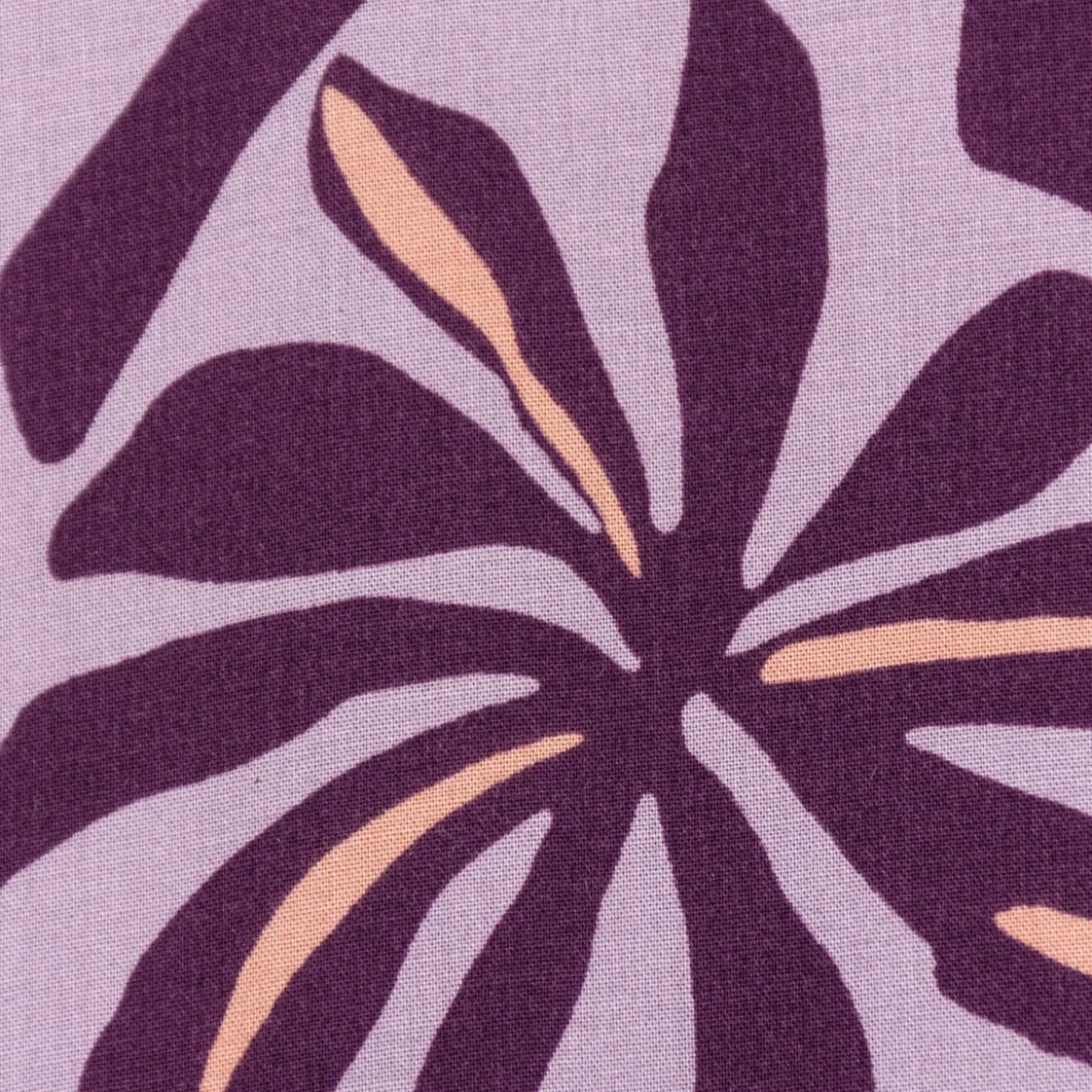 Viskose Stoff Radiance für Bekleidung PALMTREES Palmen violett rosa 1,4m Breite
