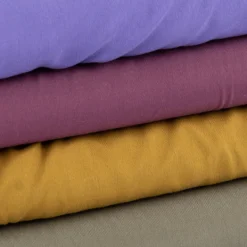 Viskose Stoff Radiance Meterware für Bekleidung uni rauch grün 1,40m Breite