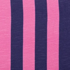 Viskose Stoff Slub Jersey Happy Stripes by Cherry Picking pink dunkelblau von Swafing 1,60m Breite