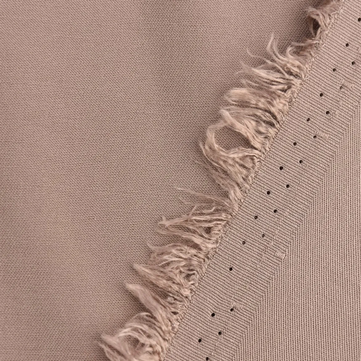 Viskose Stoff Stretch Rosella uni taupe 1,40m Breite