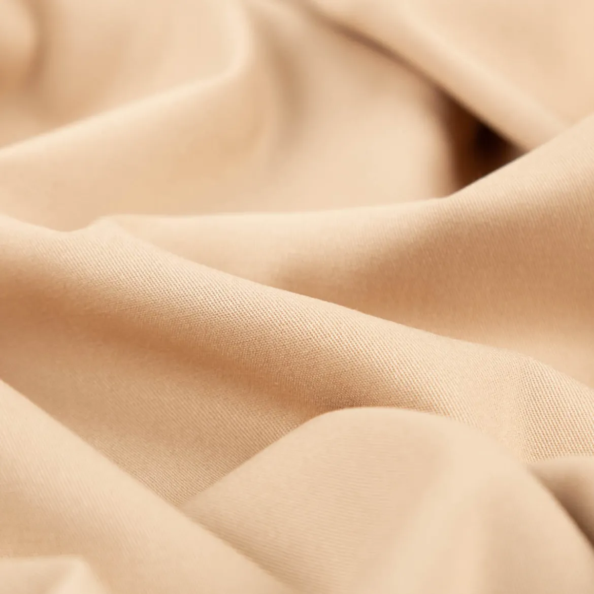 Viskose Stoff Stretch Viskosejersey Rosella uni sand 1,40m Breite