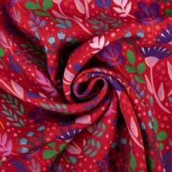 Viskose Stoff Webware In Full Bloom by Emjo-Design von Swafing rot bunt 1,50m Breite