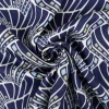 Viskose Stoff Webware Vienna Coral by Bienvenido Colorido von Swafing blau 1,50m Breite