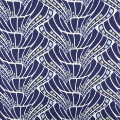 Viskose Stoff Webware Vienna Coral by Bienvenido Colorido von Swafing blau 1,50m Breite