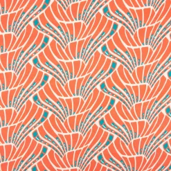 Viskose Stoff Webware Vienna Coral by Bienvenido Colorido von Swafing koralle 1,50m Breitevienna