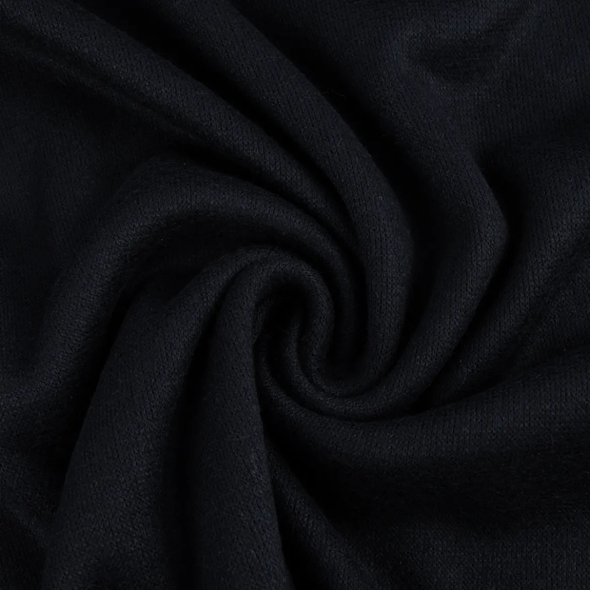 Viskose Strickstoff Feinstrick uni schwarz 1,50m Breite
