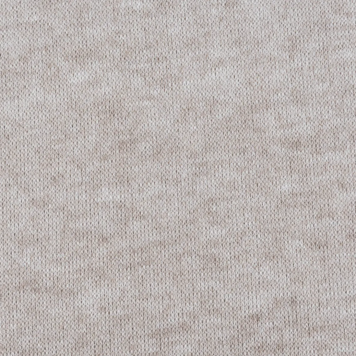 Viskose Strickstoff Feinstrick uni beige meliert 1,50m Breite
