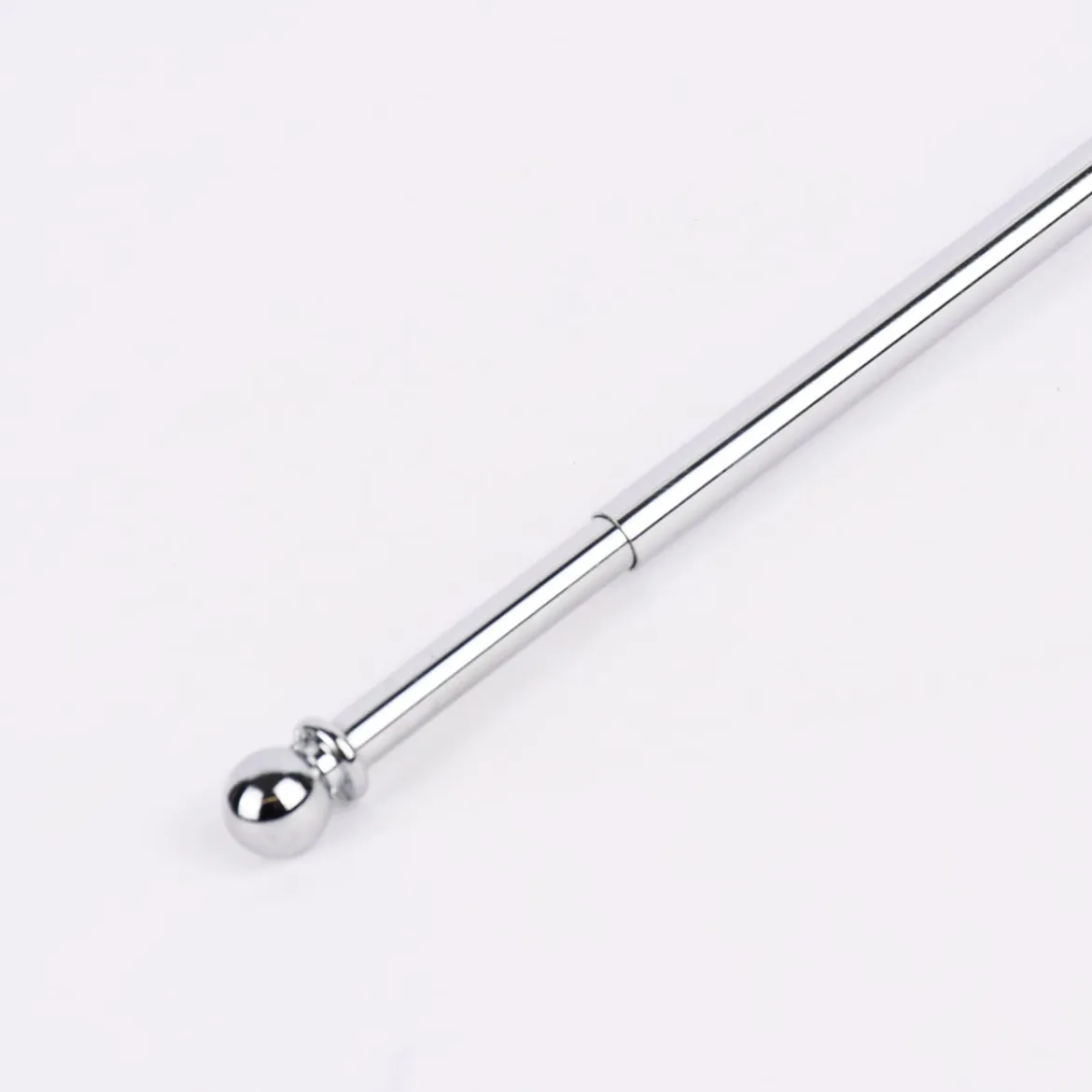 Vitragenstange Jubi Chrom silberfarbig glänzend 30-40cm