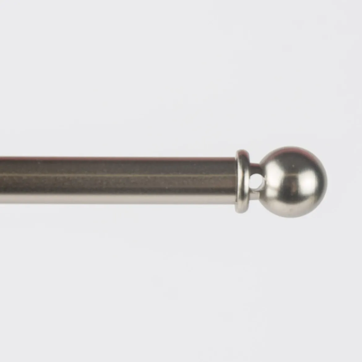 Vitragenstange Jubi Nickel silberfarbig matt 40-60cm