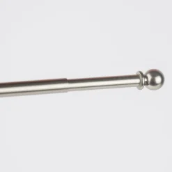 Vitragenstange Jubi Nickel silberfarbig matt 40-60cm