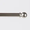 Vitragenstange Jubi Nickel silberfarbig matt 30-40cm