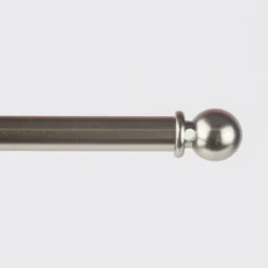 Vitragenstange Jubi Nickel silberfarbig matt 30-40cm