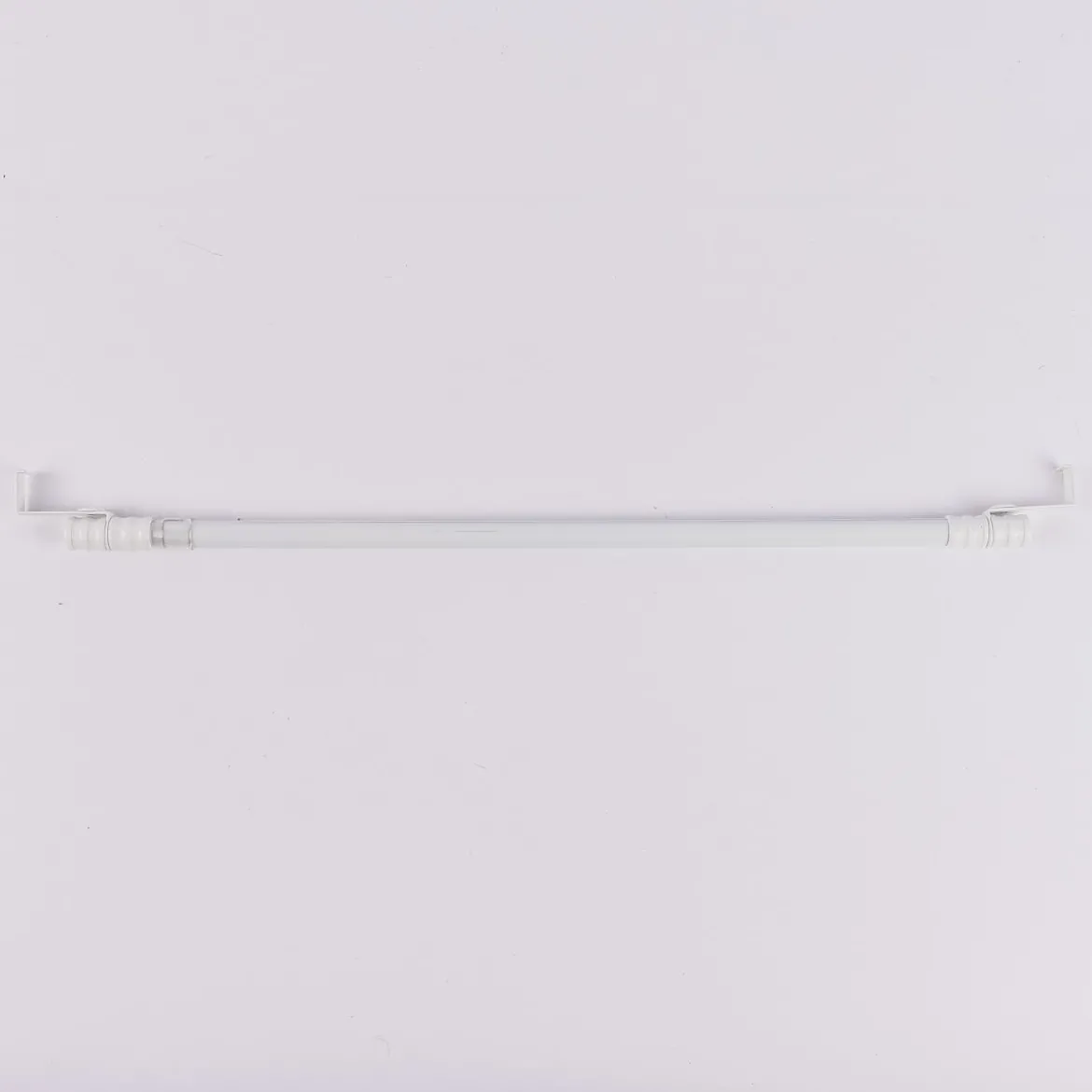 Vitragenstange Spannstange SpannLine mit Spannbügel 15mm tief weiß 50-70cm Ø13mm