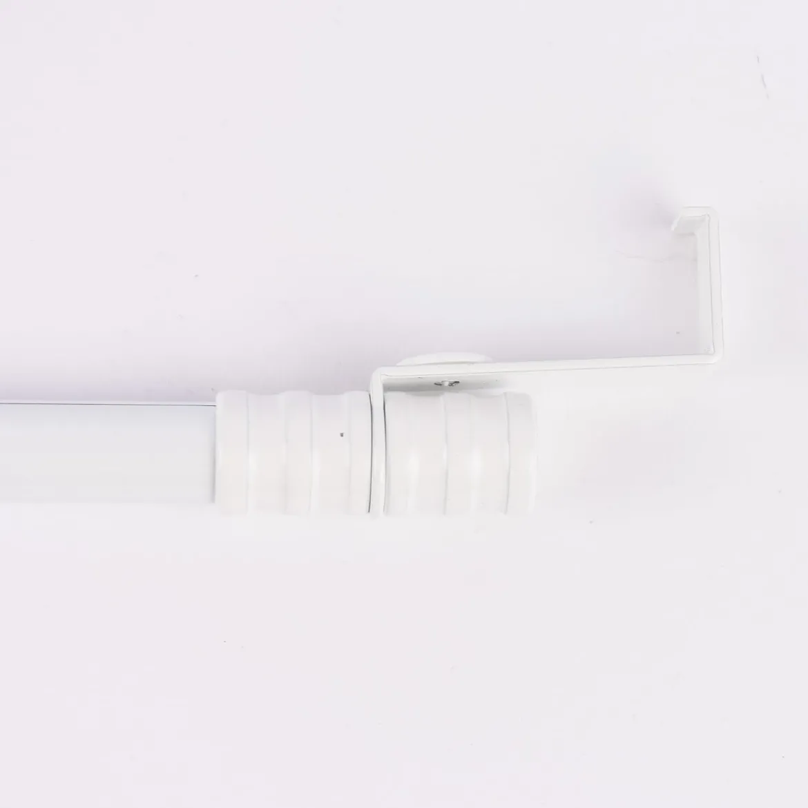 Vitragenstange Spannstange SpannLine mit Spannbügel 15mm tief weiß 50-70cm Ø13mm