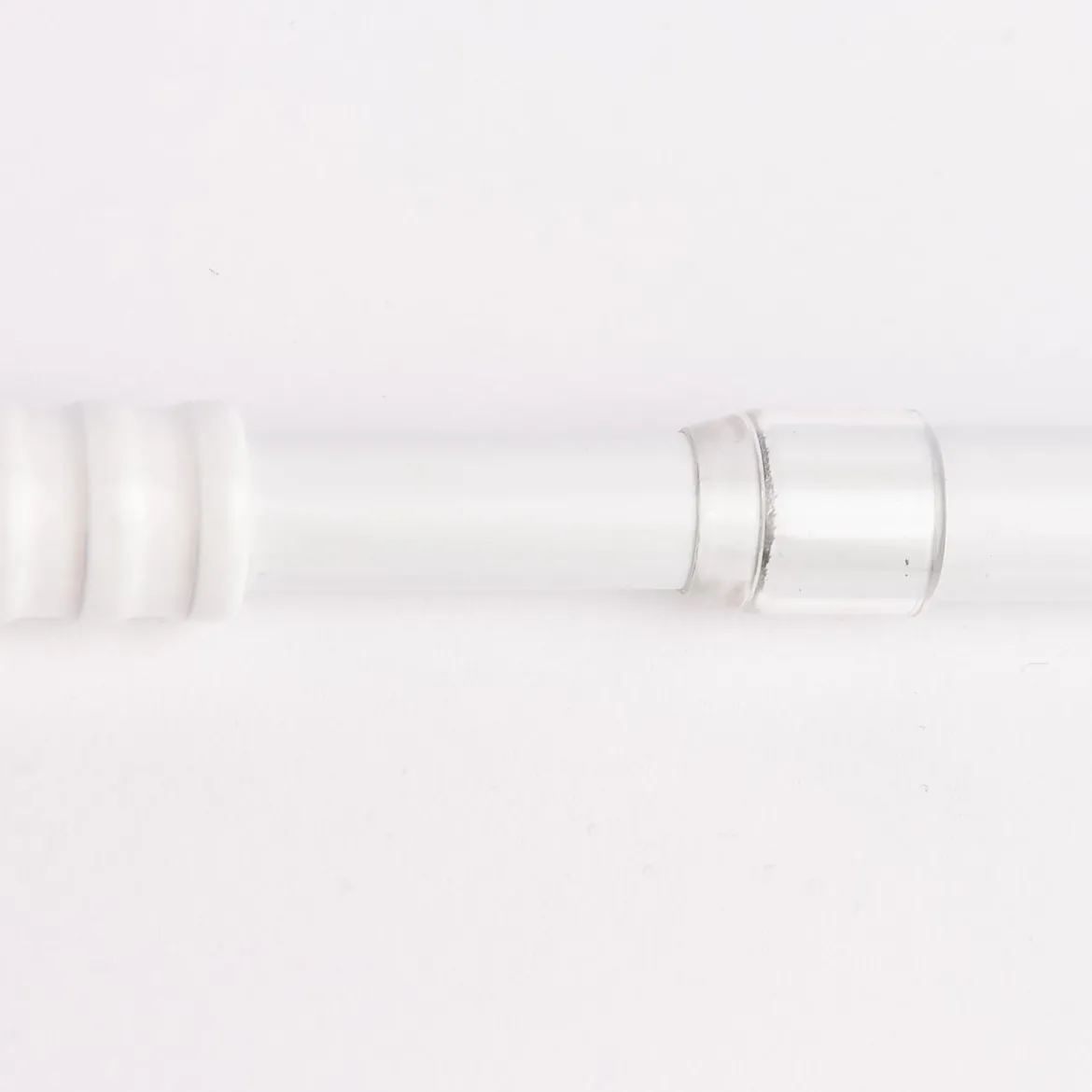 Vitragenstange Spannstange SpannLine mit Spannbügel 15mm tief weiß 50-70cm Ø13mm