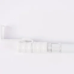 Vitragenstange Spannstange SpannLine mit Spannbügel 15mm tief weiß 90-120cm Ø13mm