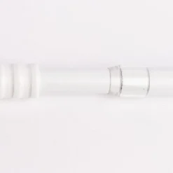 Vitragenstange Spannstange SpannLine mit Spannbügel 15mm tief weiß 90-120cm Ø13mm