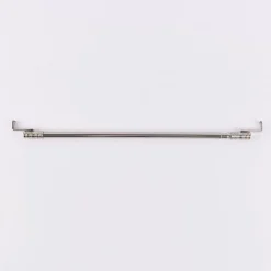Vitragenstange Spannstange SpannLine mit Spannbügel 15mm tief silberfarbig 35-50cm Ø13mm
