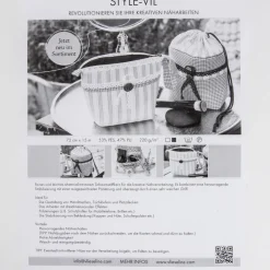Vlieseline Style Vil nähbar weiß 72cm Breite