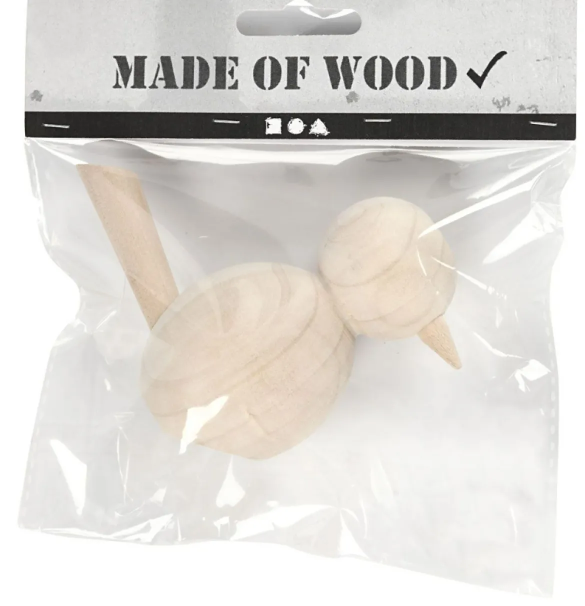 Vogel aus Holz 5 x 12 x 7,6cm von Creativ Company