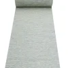 Voile Stoff Gardine Paneele Meterware Streifen grau meliert 60cm Breite