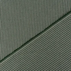 Vorhang aus Dobbystoff mit schmalen Streifen grün beige in 245cm oder Wunschlänge von SCHÖNER LEBEN.