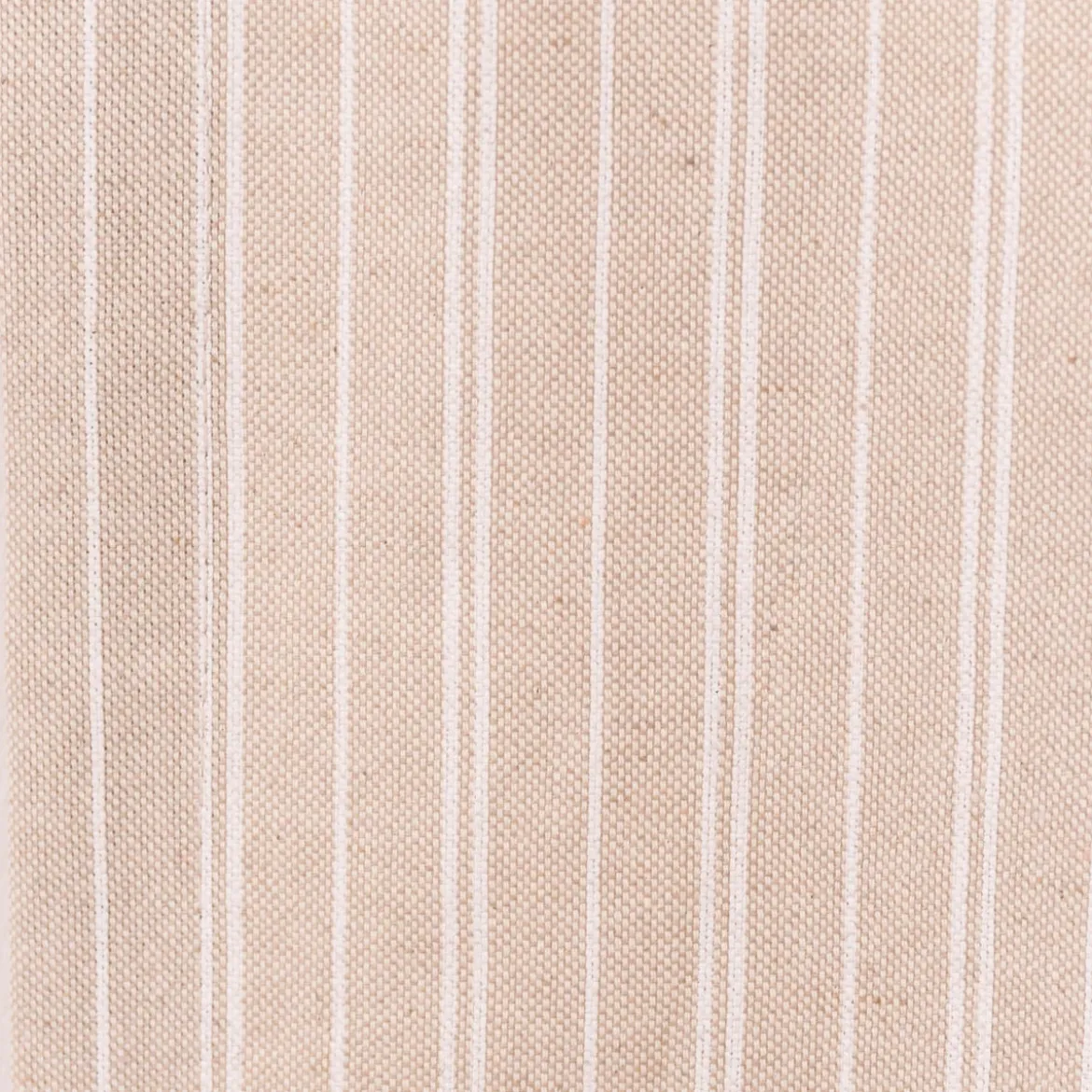 Vorhang Basic Stripe Streifen Leinenlook natur weiß in 245cm oder Wunschlänge von SCHÖNER LEBEN.