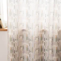 Vorhang Baumwolle Denise Soft Aquarell Streifen pastell lila in 245cm oder Wunschlänge von SCHÖNER LEBEN.