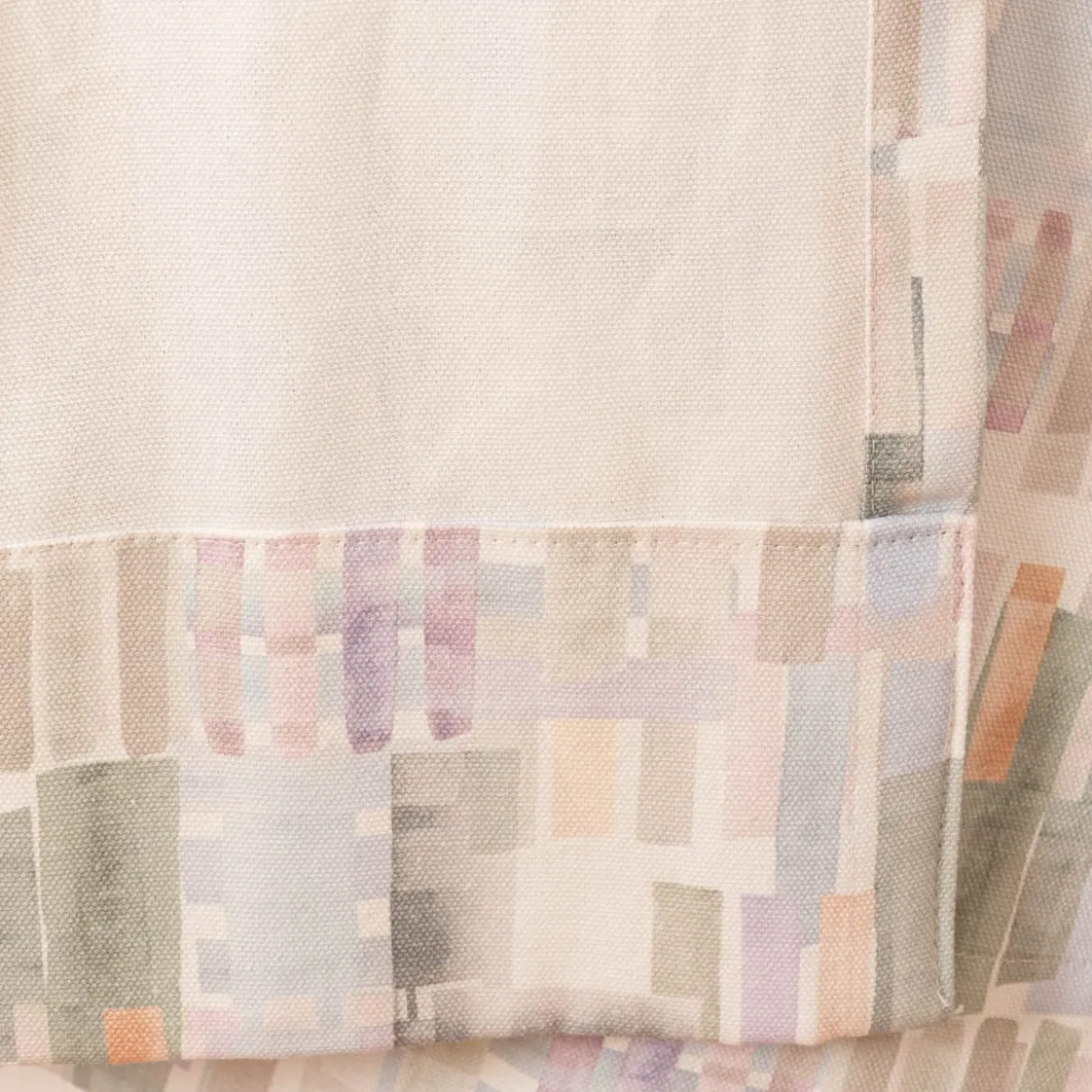 Vorhang Baumwolle Denise Soft Aquarell Streifen pastell lila in 245cm oder Wunschlänge von SCHÖNER LEBEN.